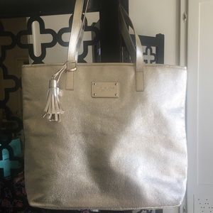 MICHAEL KORS Metallic Gold Tote Shopper